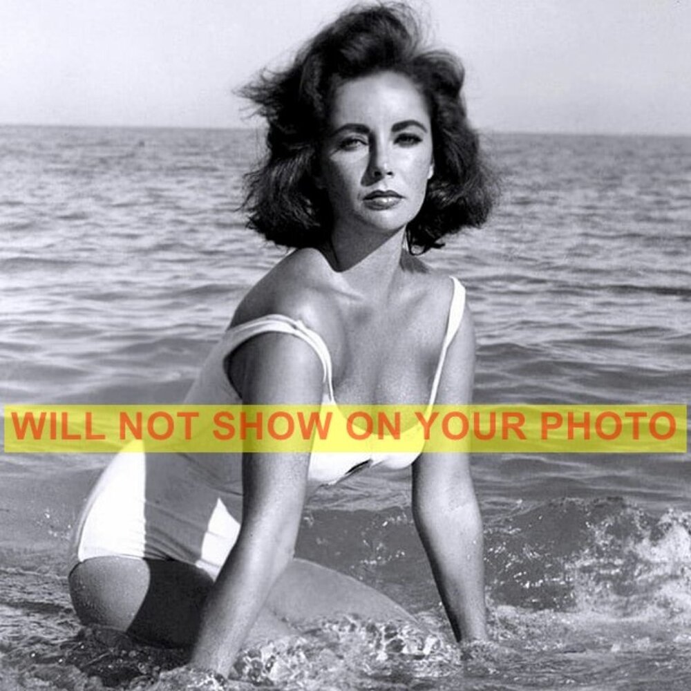 Photograph Collectible Print 8x10 Hollywood Golden Girl Actress Elizabeth Taylor